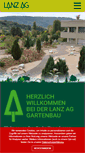 Mobile Screenshot of lanz-gartenbau.ch